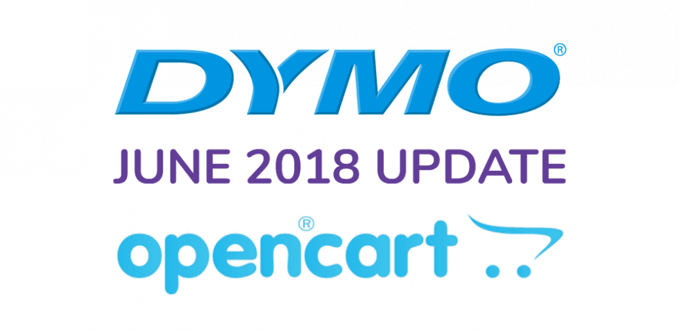 Dymo LabelWrite OpenCart update 06-2018